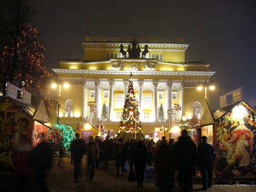St. Petersburg, Chrismas night market