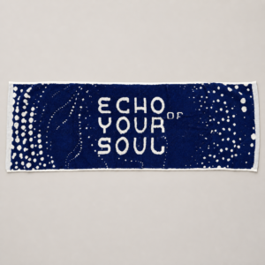回聲樂團 Echo of Your Soul 靛藍雙緹花毛巾